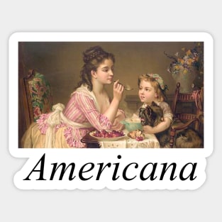 Americana Sticker